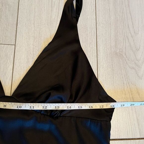 NK imode black silk maxi chemise - Picture 9 of 11